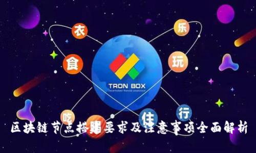 区块链节点搭建要求及注意事项全面解析